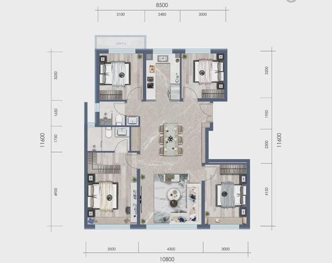 K8·凯发：中建玖玥府售楼处-2024中建玖玥府发布-最新房价详情(图14)