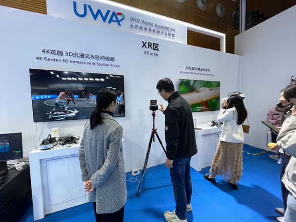 推动超高清+沉浸式+AIGC技术应用4K花园亮相2024UWASummit(图2)