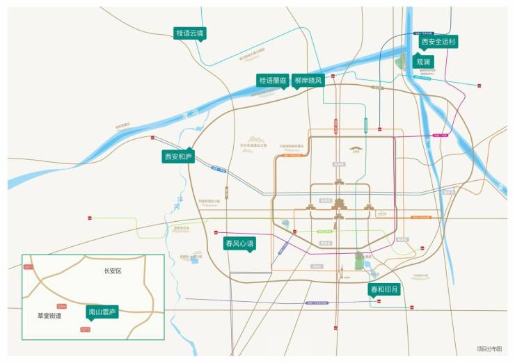 2025西安商铺绿城锦庐建面约110-245㎡VR看房一房一价实景图(图3)