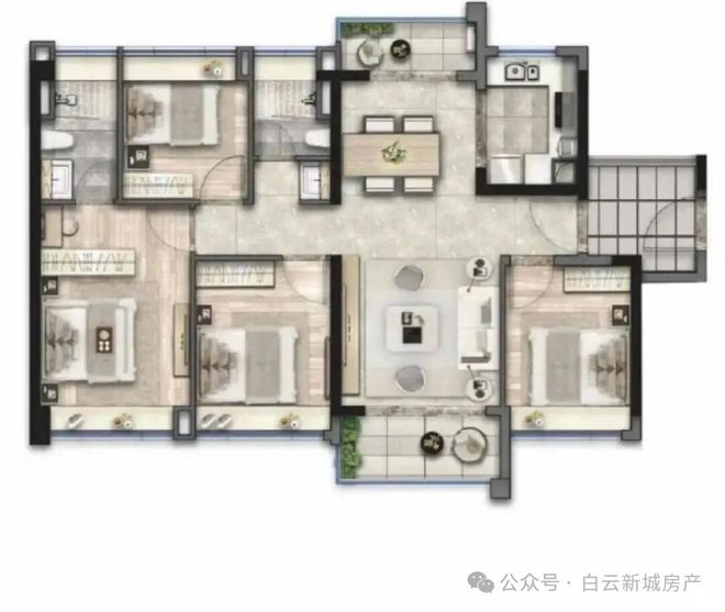 凯发科技：⚡通告｜五矿招商江天际售楼处发布：启幕理想生活新篇(图24)